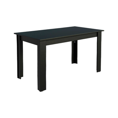 Mesa de Comedor Rectangular 6 Puestos Negro