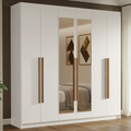 Closet Venus 6 Puertas 4 Cajones 2 Espejos Blanco