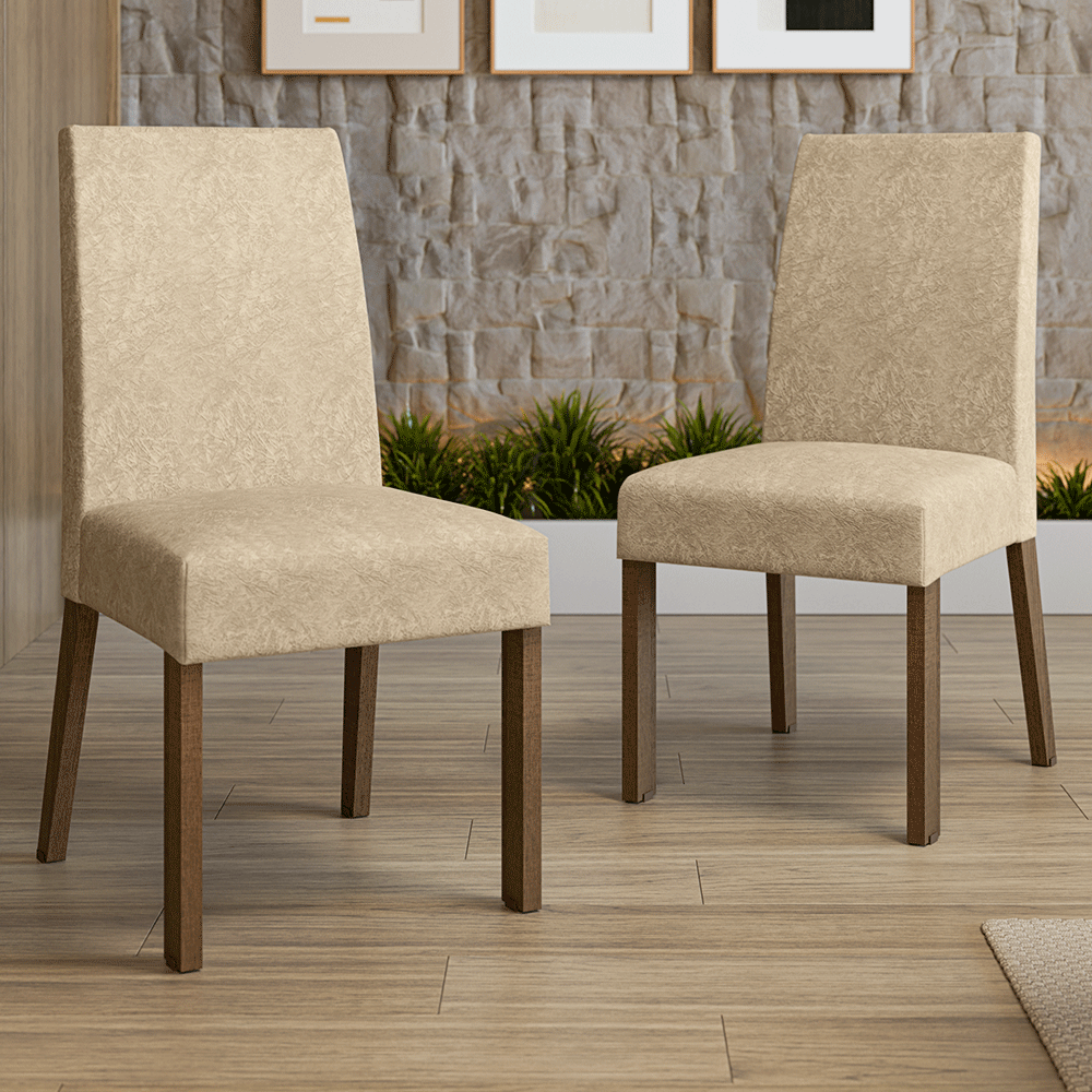 Kit 2 Sillas de Comedor Madesa 4255 Imperial