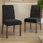 Kit 2 Sillas de Comedor Madesa 4256 Oxford