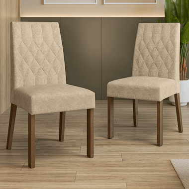Kit 2 Sillas de Comedor Madesa 4256 Imperial