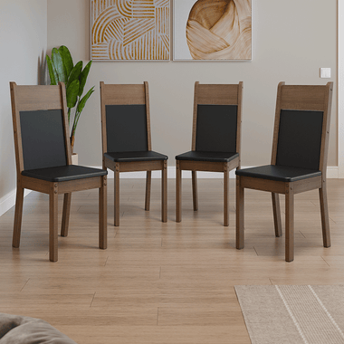 Kit de 4 Sillas de Comedor 4280