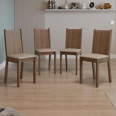 Kit de 4 Sillas de Comedor 4290