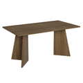 Mesa de Comedor Rectangular 6 Puestos Marrón