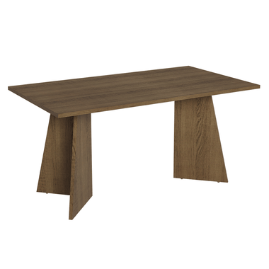 Mesa de Comedor Rectangular 6 Puestos Marrón