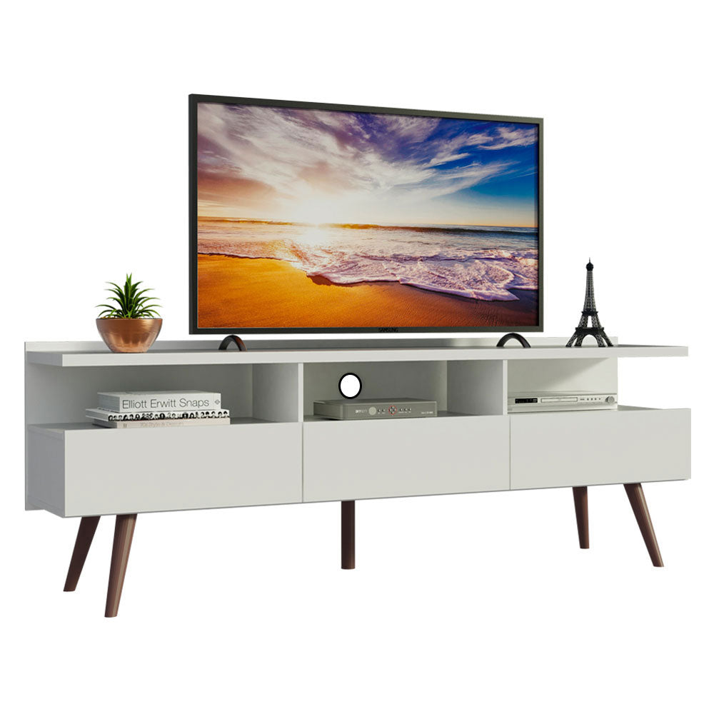Centro de Entretenimiento Mesa para TV Londres Hasta 65 Pulgadas Blanco