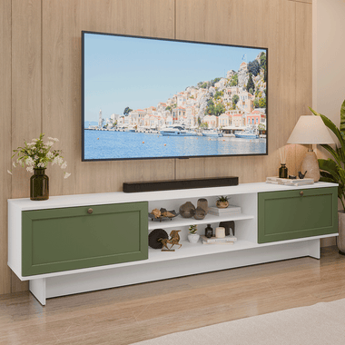 Centro de Entretenimiento Mesa para TV Vik Hasta 80 Pulgadas