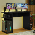 Escritorio Gamer Moderno para PC y Consola 9424 Negro
