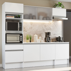 Cocina Integral Topazio 2.40 m con Encimera Blanco