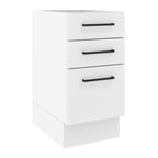 Mueble de Cocina Bajo Agata 3 Cajones 40 cm x 60 cm sin Encimera Blanco