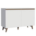 Mueble de Cocina Bajo Reims 1.20 Metros 2 Puertas con Encimera Blanco