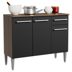Mueble de Cocina Emilly 1.05 m 3 Puertas 1 Cajón con Encimera de MDP