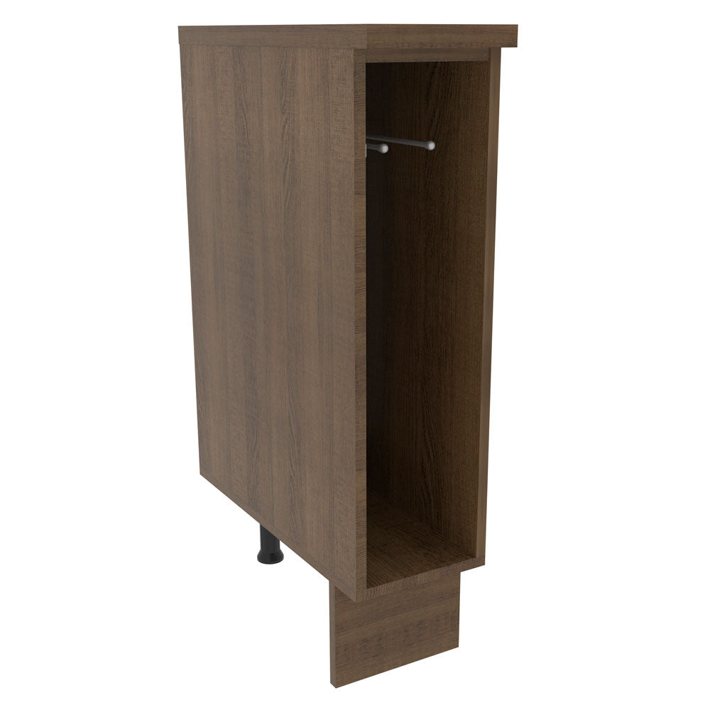 Mueble de Cocina Bajo Portapaños Glamy y Agata 20 cm Marrón