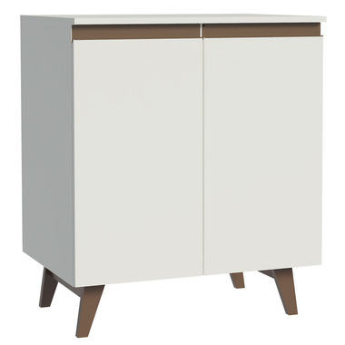 Mueble de Cocina Bajo Reims 70 cm 2 Puertas Blanco