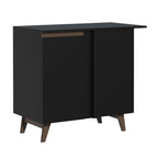Mueble de Cocina Bajo de Esquina Reims 1 Puerta Negro