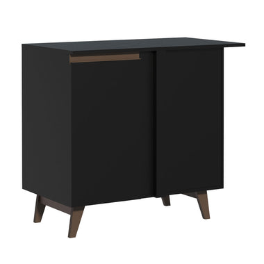 Mueble de Cocina Bajo de Esquina Reims 1 Puerta Negro