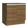 Mueble de Cocina Bajo Glamy 80 cm 2 Puertas Marrón