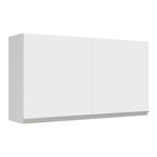 Mueble de Cocina Superior Glamy 1.20 Metros 2 Puertas Blanco