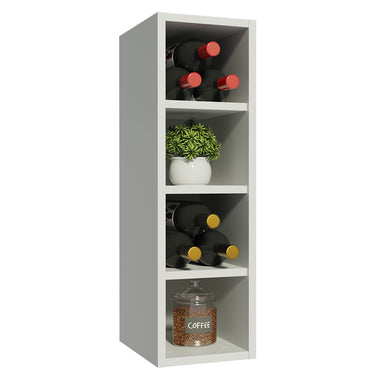 Mueble de Cocina Superior Portabotellas Acordes 4 Nichos 20 cm