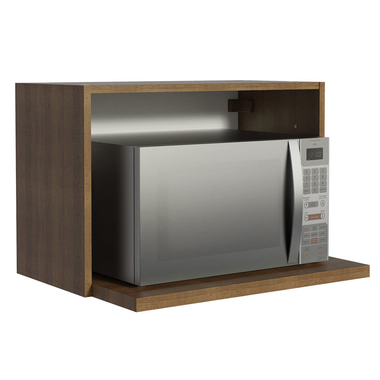 Mueble de Cocina Superior para Hornos Glamy 60 cm Marrón