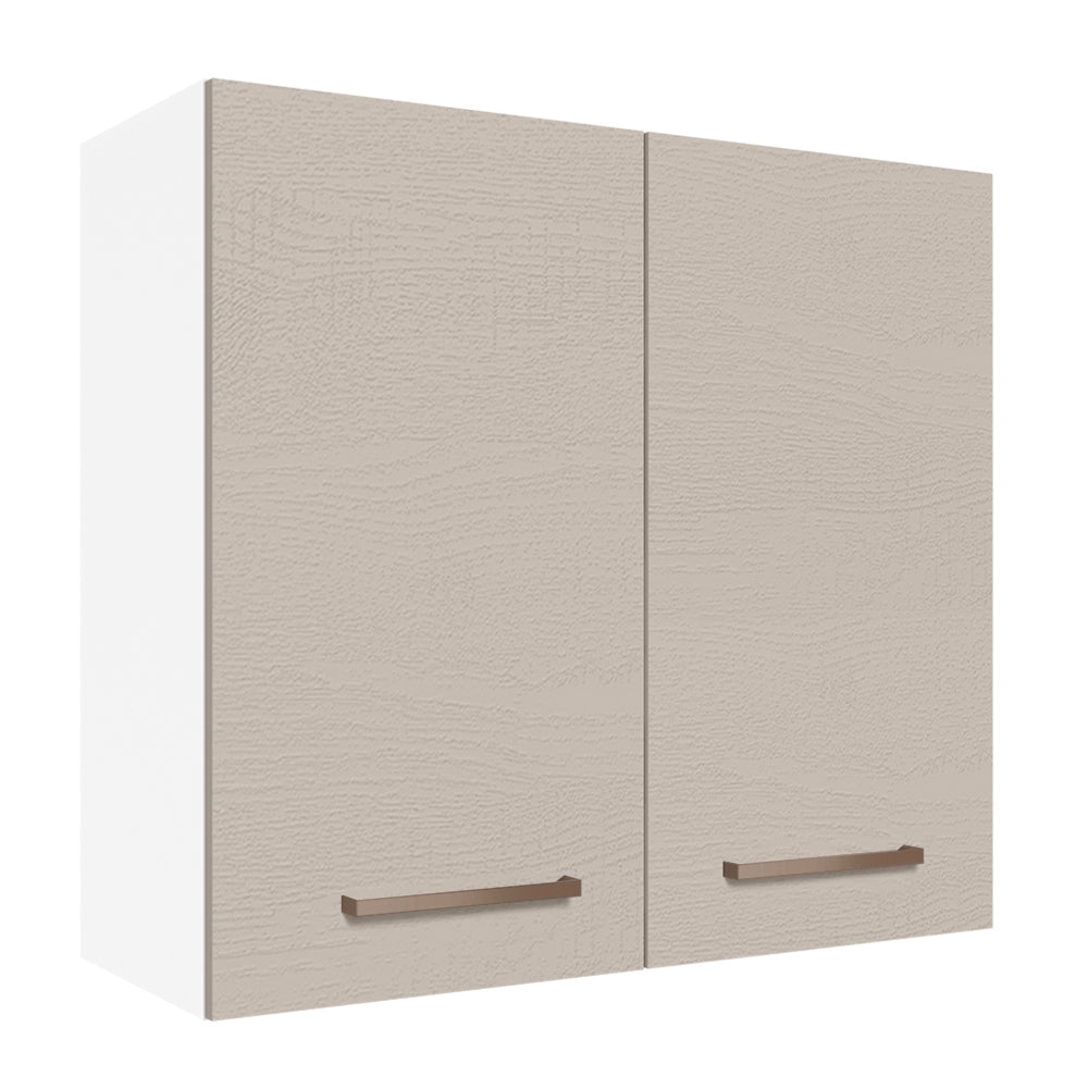 Mueble de Cocina Superior Agata 70 cm 2 Puertas Blanco/Crema