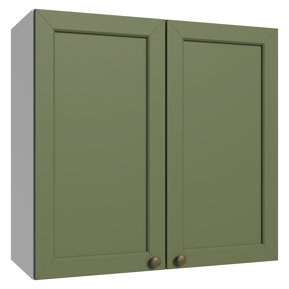 Mueble de Cocina Superior Vik 70 cm 2 Puertas Blanco/Verde