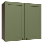 Mueble de Cocina Superior Vik 70 cm 2 Puertas Marrón/Verde