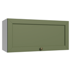 Mueble de Cocina Superior Vik 70 cm 1 Puerta Abatible Blanco/Verde
