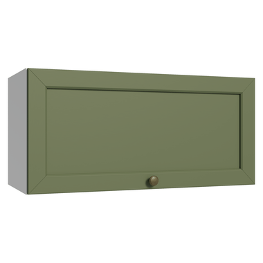 Mueble de Cocina Superior Vik 70 cm 1 Puerta Abatible Blanco/Verde