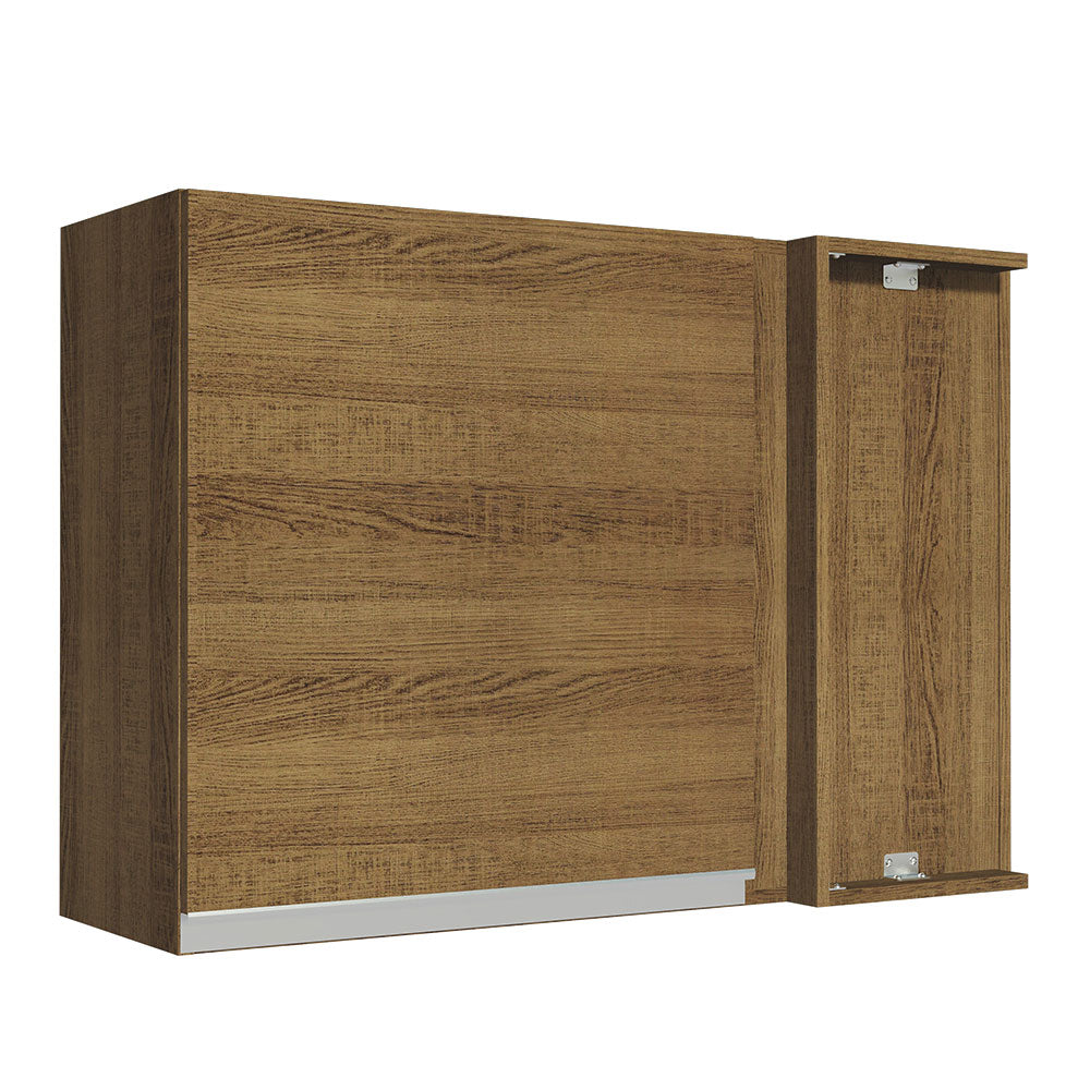Mueble de Cocina Superior de Esquina Glamy 1 Puerta Marrón