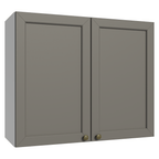 Mueble de Cocina Superior Vik 80 cm 2 Puertas Blanco/Gris