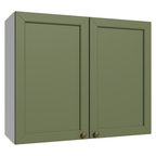 Mueble de Cocina Superior Vik 80 cm 2 Puertas Blanco/Verde