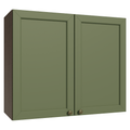 Mueble de Cocina Superior Vik 80 cm 2 Puertas Marrón/Verde