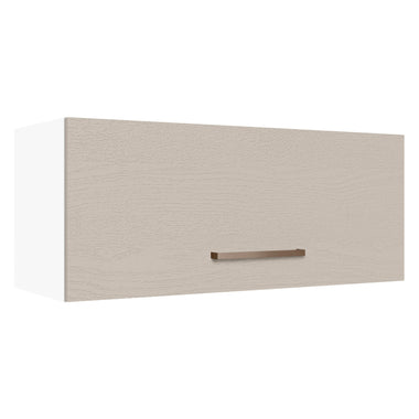 Mueble de Cocina Superior Agata 80 cm 1 Puerta Abatible Blanco/Crema