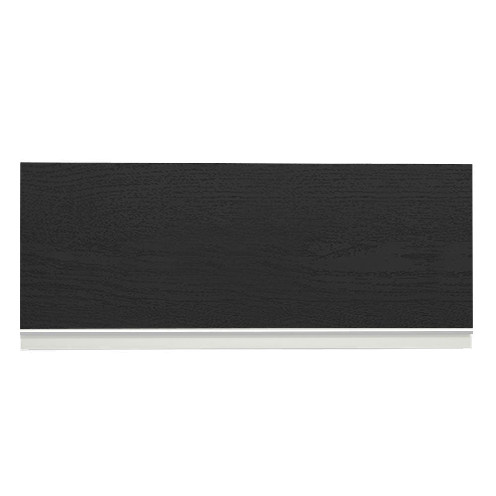 Mueble de Cocina Superior Madesa Glamy 80 cm 1 Puerta Abatible Blanco/Negro