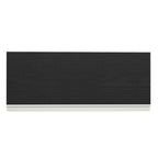 Mueble de Cocina Superior Madesa Glamy 80 cm 1 Puerta Abatible Blanco/Negro