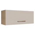 Mueble de Cocina Superior Agata 80 cm 1 Puerta Abatible Marrón/Crema