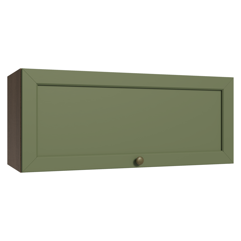 Mueble de Cocina Superior Vik 80 cm 1 Puerta Abatible Marrón/Verde