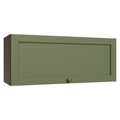 Mueble de Cocina Superior Vik 80 cm 1 Puerta Abatible Marrón/Verde