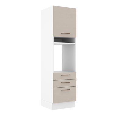 Mueble de Cocina para Hornos Agata 60 cm Blanco/Crema