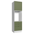 Mueble de Cocina para Hornos Vik 60 cm Blanco/Verde