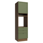 Mueble de Cocina para Hornos Vik 60 cm Marrón/Verde