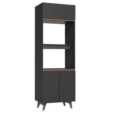 Mueble de Cocina para Hornos Reims 70 cm Negro