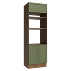 Mueble de Cocina para Hornos Vik 70 cm Marrón/Verde