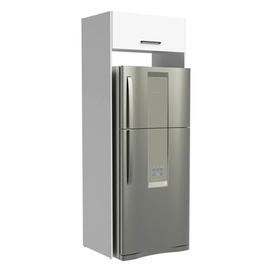 Mueble de Cocina para Nevera Agata 1 Puerta Abatible Blanco