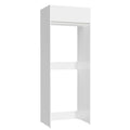 Mueble de Cocina para Nevera Glamy 1 Puerta Abatible Blanco