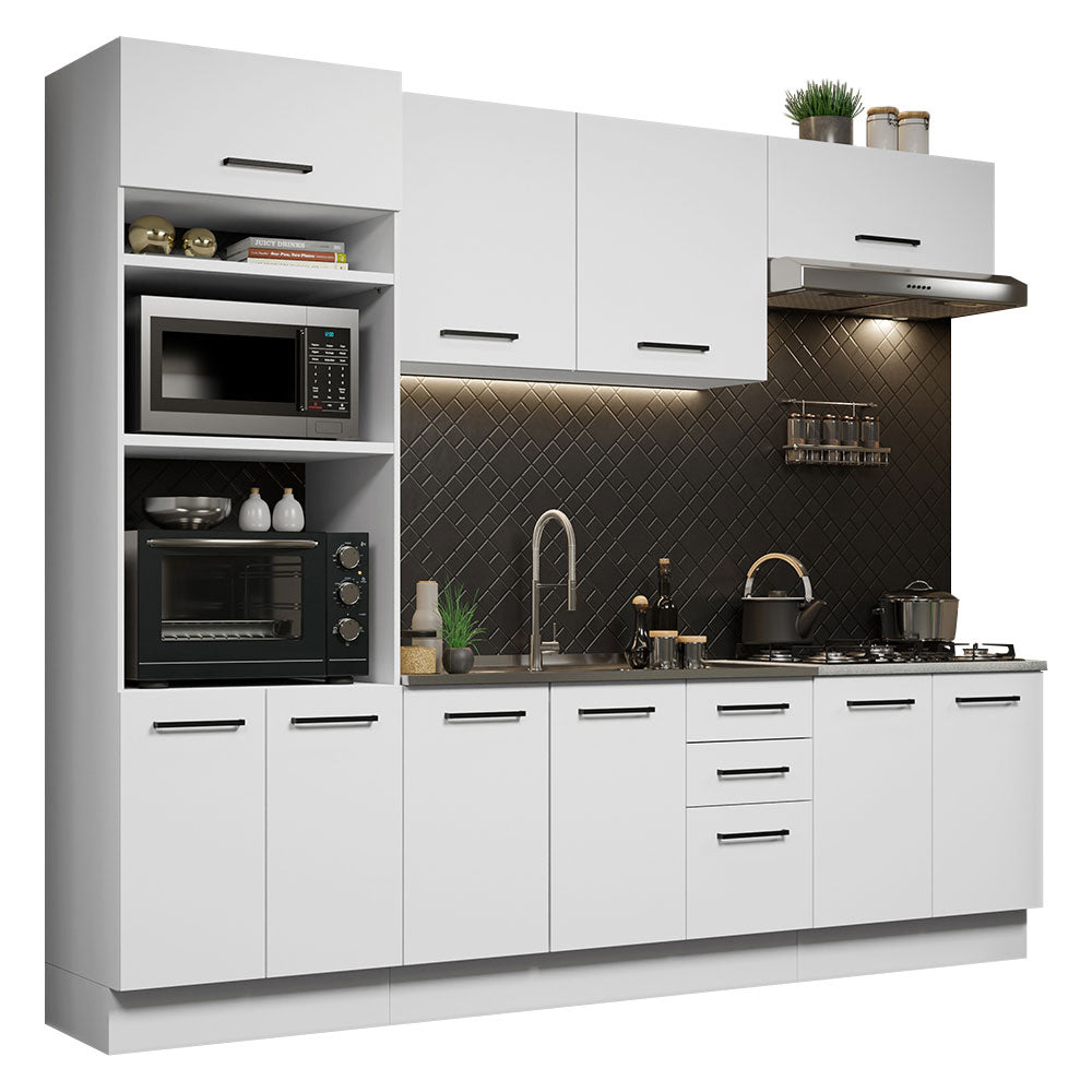 Cocina Integral Agata 2.70 Metros Blanco 01