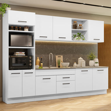 Cocina Integral Agata 3.10 Metros Blanco 02