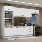 Cocina Integral Agata 3.30 Metros Blanco 01