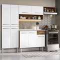 Cocina Integral Emilly 2.30 m con Mesón de Acero 12